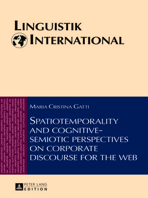 cover image of Spatiotemporality and cognitive-semiotic perspectives on corporate discourse for the web